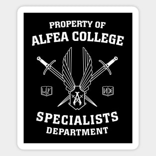 Property of Alfea College: Specialists Department Magnet